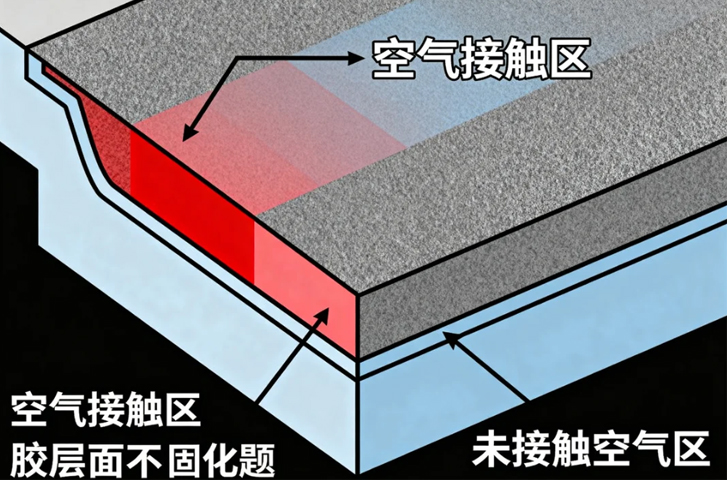螺紋膠涂在螺絲剖面圖